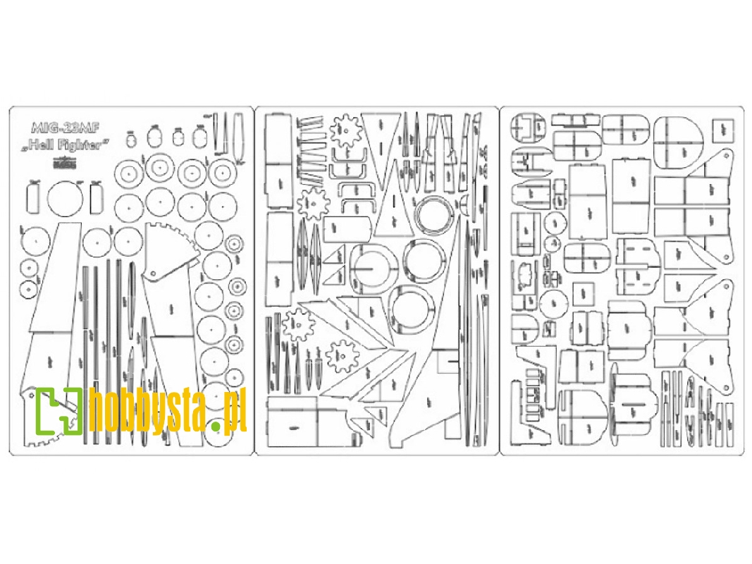 Mig-23 Mf 'hell Fighter' - Szkielet - zdjęcie 1