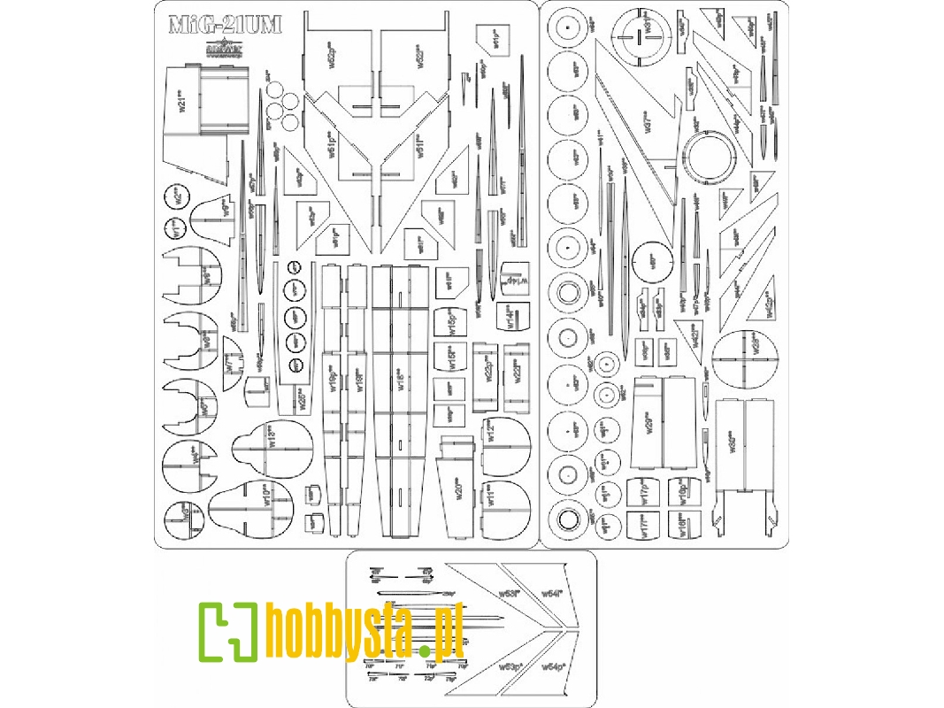 Mig-21 Um - Szkielet - zdjęcie 1