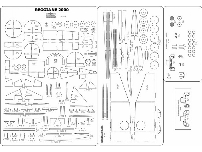 Reggiane Re.2000 (J-20) - Szkielet - zdjęcie 1