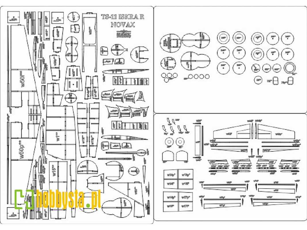 Ts-11 Iskra - Szkielet - zdjęcie 1