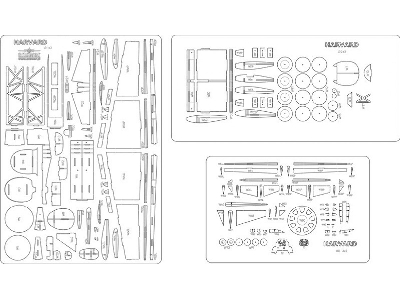 Harvard Iib North American - Szkielet - zdjęcie 1