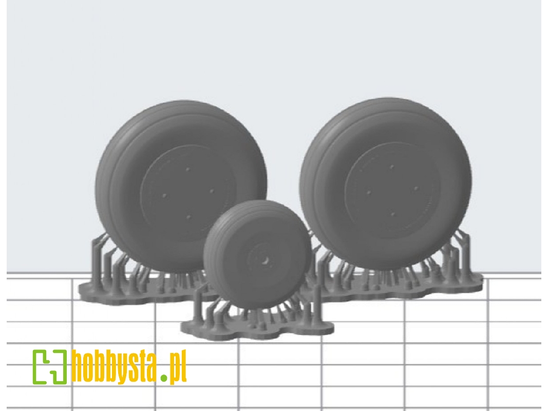 At-6 Texan - Zestaw Kół - zdjęcie 1