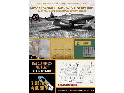 Messerschmitt Me-262 A-1 Schwalbe (For Hobby Boss Kits) - zdjęcie 1