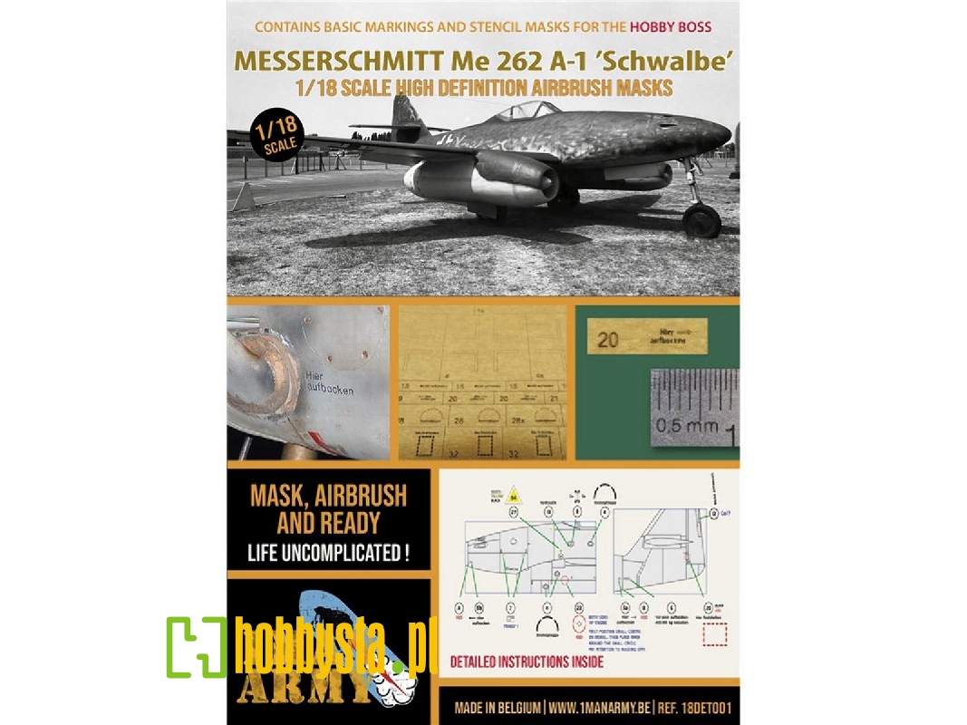 Messerschmitt Me-262 A-1 Schwalbe (For Hobby Boss Kits) - zdjęcie 1