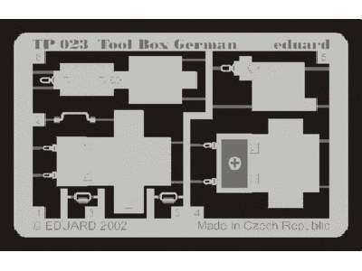  Tool Box German 1/35 - blaszki - zdjęcie 1