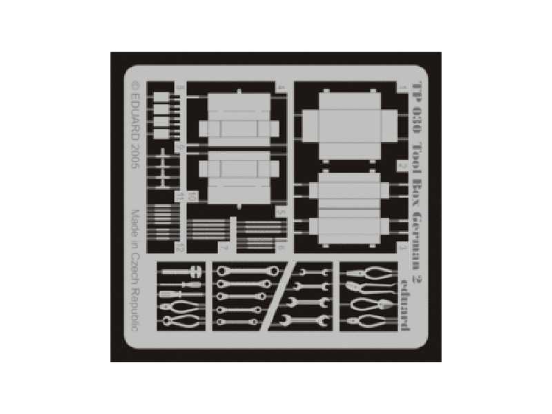  Tool Box German 2 1/35 - blaszki - zdjęcie 1