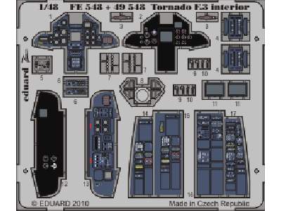  Tornado F.3 interior S. A. 1/48 - Hobby Boss - blaszki - zdjęcie 1