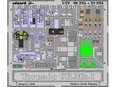  Tornado GR. Mk.1 1/72 - Hasegawa - blaszki - zdjęcie 1