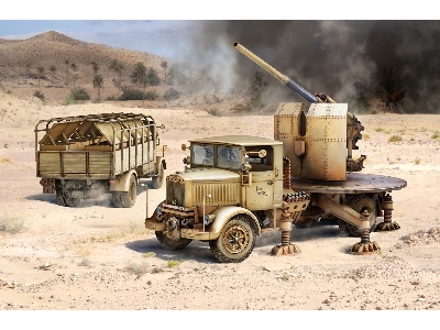 Italian Wwii Autocannonce 3ro & Ammo Carrier Truck (2in1) - zdjęcie 2