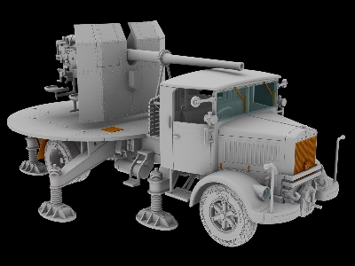 Italian Wwii Autocannonce 3ro & Ammo Carrier Truck (2in1) - zdjęcie 3