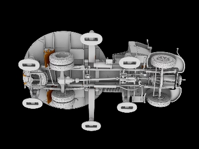 Italian Wwii Autocannonce 3ro & Ammo Carrier Truck (2in1) - zdjęcie 6