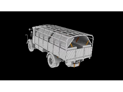 Italian Wwii Autocannonce 3ro & Ammo Carrier Truck (2in1) - zdjęcie 11