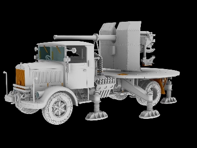 Italian Wwii Autocannonce 3ro & Ammo Carrier Truck (2in1) - zdjęcie 13