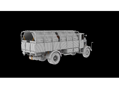 Italian Wwii Autocannonce 3ro & Ammo Carrier Truck (2in1) - zdjęcie 16