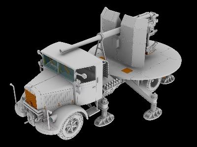 Italian Wwii Autocannonce 3ro & Ammo Carrier Truck (2in1) - zdjęcie 24