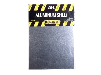 Aluminium Sheet 100um (Micrometer) 200x250mm - zdjęcie 1