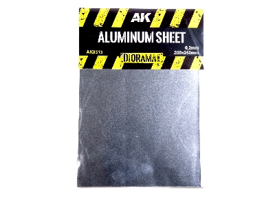 Aluminium Sheet 200um (Micrometer) 200x250mm - zdjęcie 1