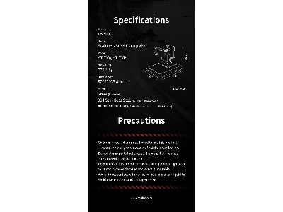 At-tvab Precision Stainless Steel Clamp Vise - zdjęcie 4