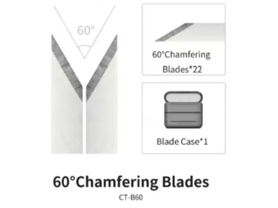 Ct-b60 Chamfering Tool Blades 60° - zdjęcie 2