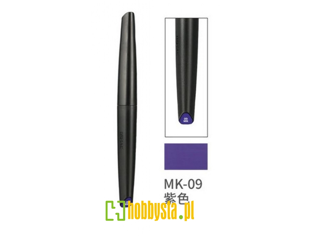 Mk-09 Water-based Soft Head Marker Violet - zdjęcie 1