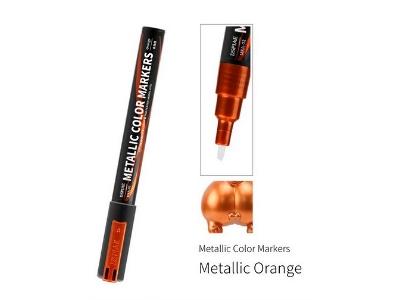 Mka-02 Super Metallic Color Marker Orange - zdjęcie 1
