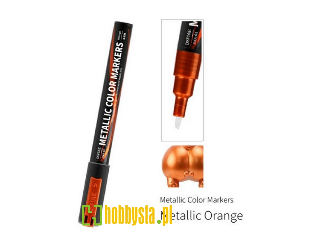 Mka-02 Super Metallic Color Marker Orange - zdjęcie 1