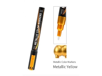 Mka-03 Super Metallic Color Marker Yellow - zdjęcie 1