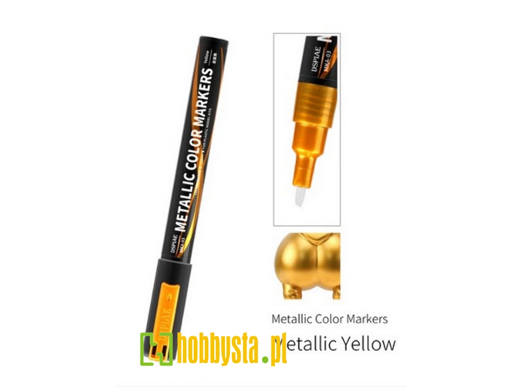 Mka-03 Super Metallic Color Marker Yellow - zdjęcie 1