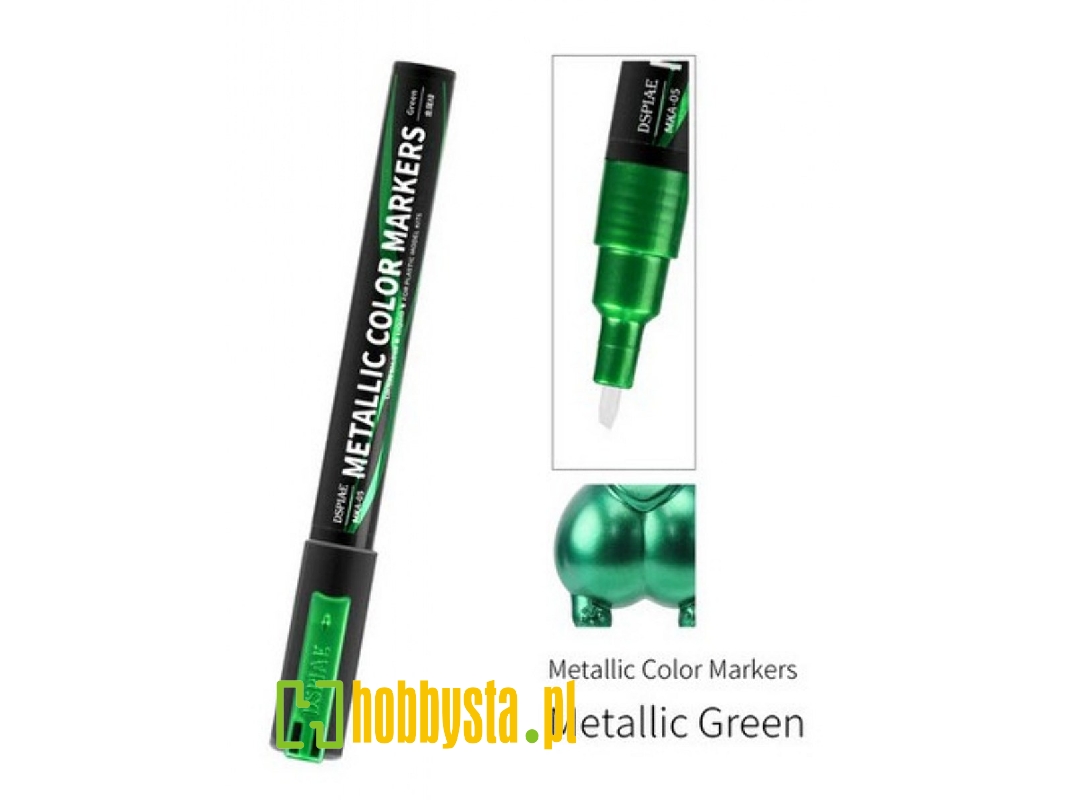 Mka-05 Super Metallic Color Marker Green - zdjęcie 1