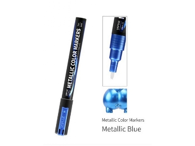 Mka-07 Super Metallic Color Marker Blue - zdjęcie 1