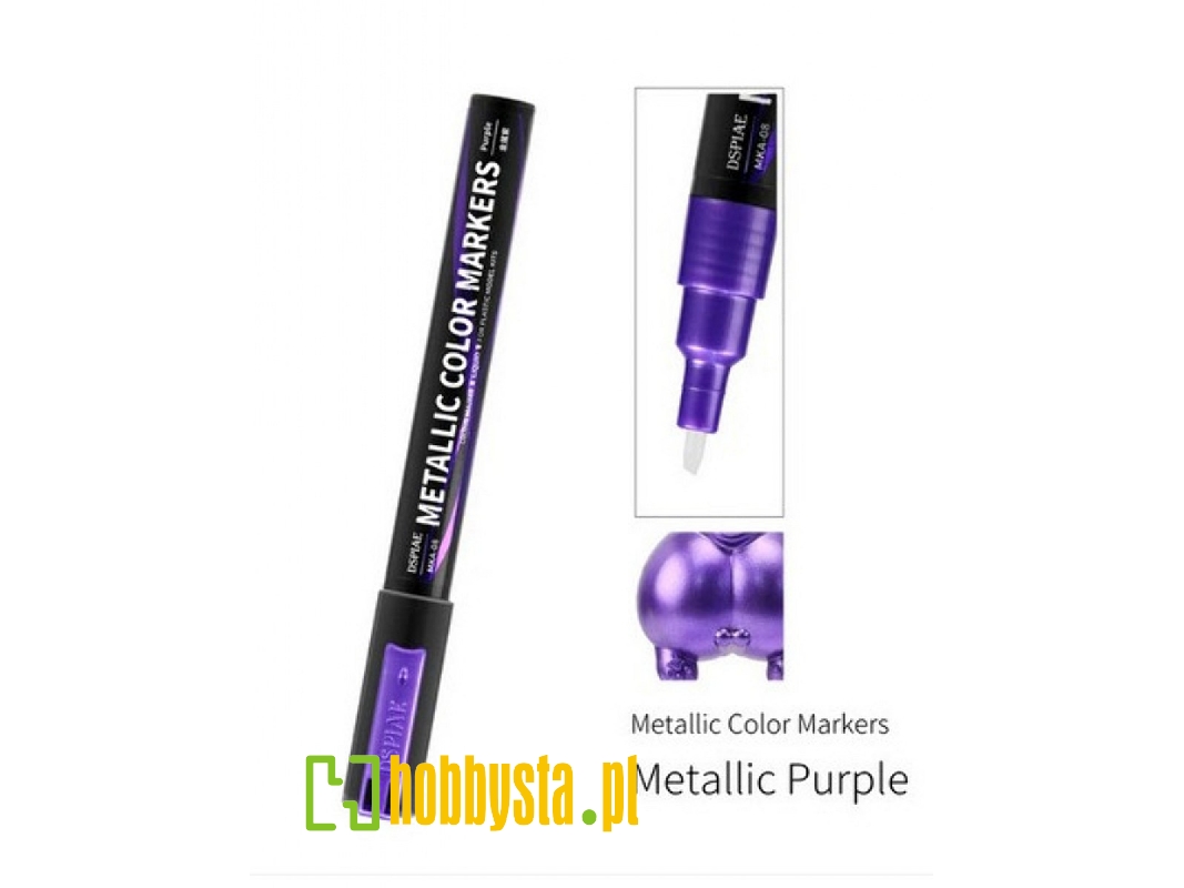 Mka-08 Super Metallic Color Marker Purple - zdjęcie 1