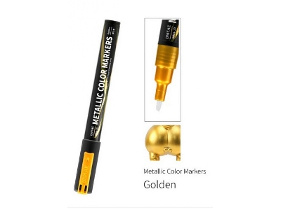 Mka-10 Super Metallic Color Marker Golden - zdjęcie 1