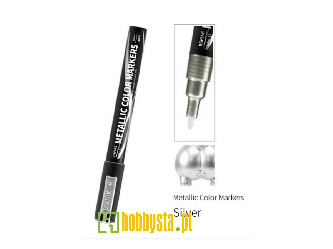Mka-11 Super Metallic Color Marker Silver - zdjęcie 1