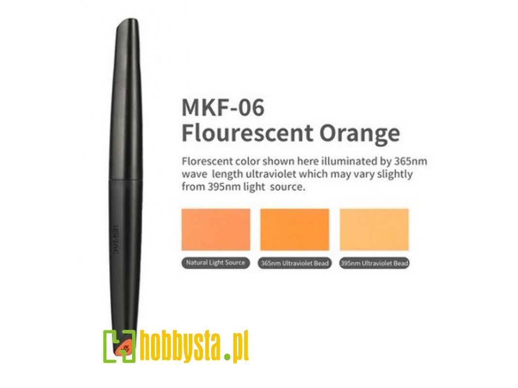 Mkf-06 Water-based Soft Head Marker Fluorescent Orange - zdjęcie 1