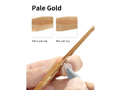 Mkm-09 Pale Gold Metallic Marker - zdjęcie 2