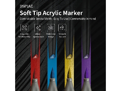 Mkm-09 Pale Gold Metallic Marker - zdjęcie 3