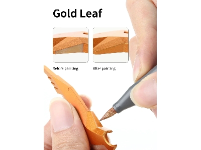 Mkm-10 Gold Leaf Metallic Marker - zdjęcie 2