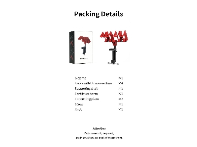 Pt-ar 4-slot Airbrush Rack - zdjęcie 8