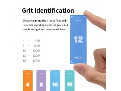 Pt-sp02 Acrylic Sanding Pad Set - Yellow #280 (3 Pcs) - zdjęcie 2