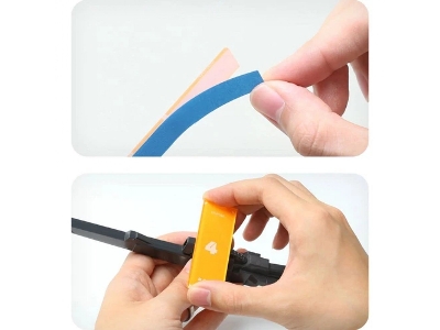 Pt-sp02 Acrylic Sanding Pad Set - Yellow #280 (3 Pcs) - zdjęcie 4