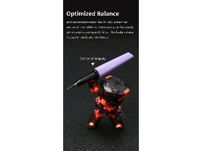 Pt-th02 Pro Wing Tungsten Steel Push Broach (Orange) - zdjęcie 4