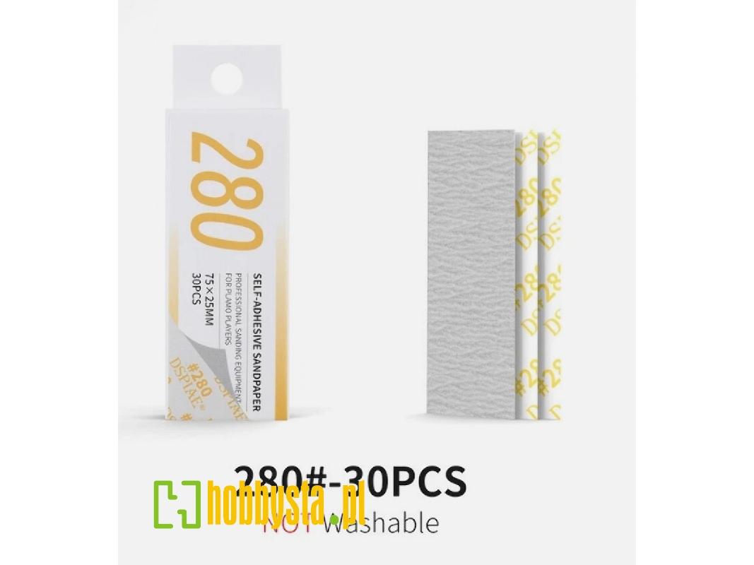 Xsp-280 Adhesive Sandpaper #280 (30 Pcs) - zdjęcie 1