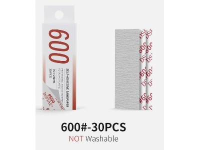 Xsp-600 Adhesive Sandpaper #600 (30 Pcs) - zdjęcie 1