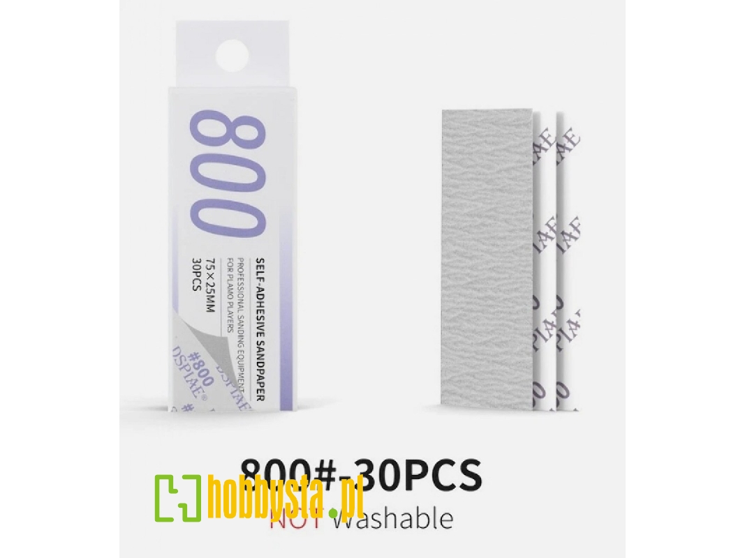 Xsp-800 Adhesive Sandpaper #800 (30 Pcs) - zdjęcie 1