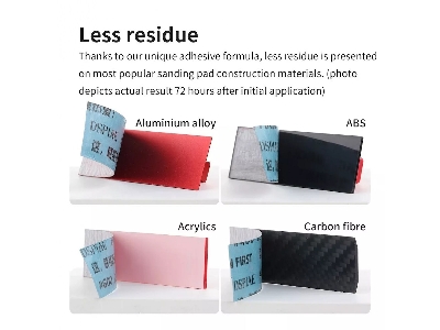 Xsp-s01 Composite Adhesive Sandpaper Set (120 Pcs + 12 Pcs) - zdjęcie 4