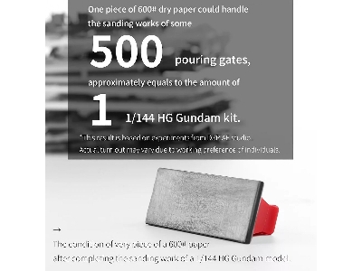 Xsp-s01 Composite Adhesive Sandpaper Set (120 Pcs + 12 Pcs) - zdjęcie 6