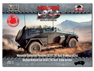 Niemiecki samochĂłd Pancerny Sd.Kfz 247 Ausf. B pĂłĹşna wersja - zdjÄ™cie 1