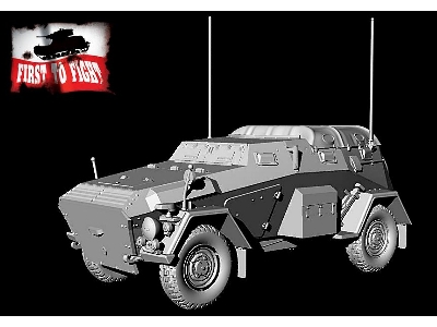 Niemiecki samochĂłd Pancerny Sd.Kfz 247 Ausf. B pĂłĹşna wersja - zdjÄ™cie 2