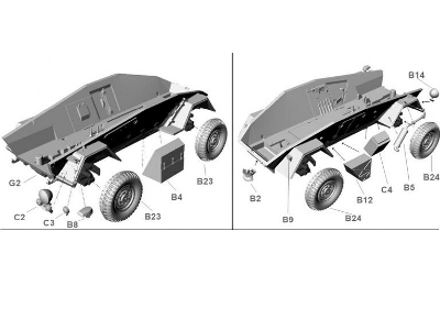 Niemiecki samochĂłd Pancerny Sd.Kfz 247 Ausf. B pĂłĹşna wersja - zdjÄ™cie 4