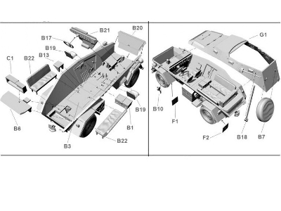Niemiecki samochĂłd Pancerny Sd.Kfz 247 Ausf. B pĂłĹşna wersja - zdjÄ™cie 5